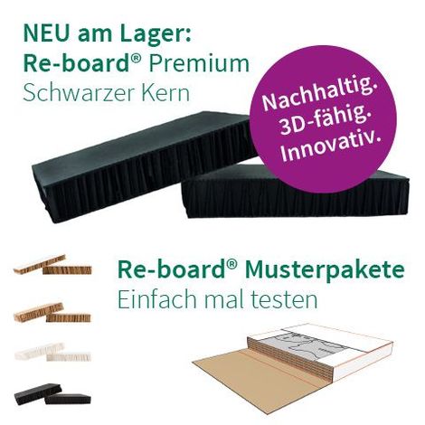 NEU am Lager IGEPA: Re-Board® Premium schwarzer Kern
